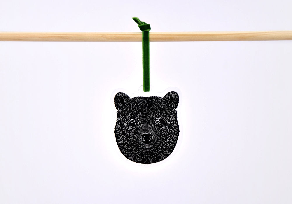 Black Bear Ornament | Good Cheer Paper Co