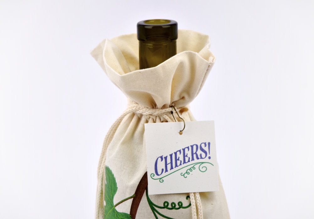 Grapes Wine Bottle Gift Bag | Good Cheer Paper Co