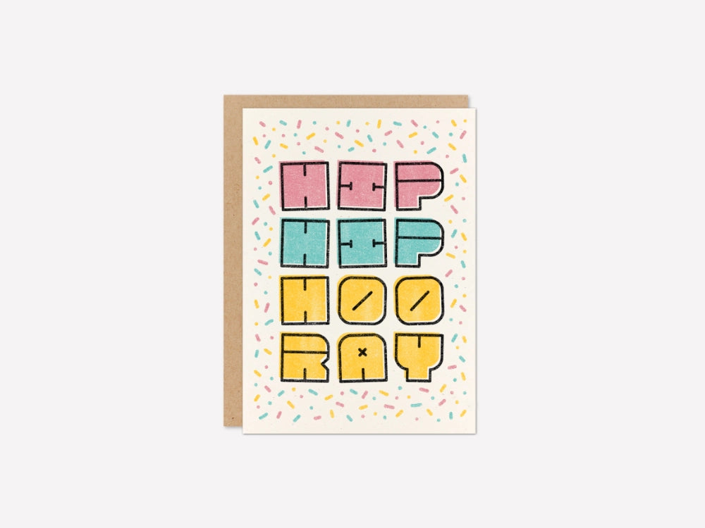 Hip Hip Hooray Card | Good Cheer Paper Co