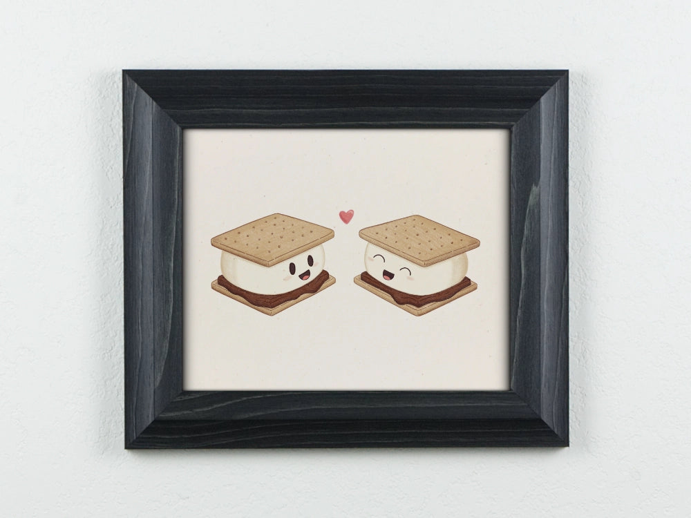 S'mores Art Print | Good Cheer Paper Co