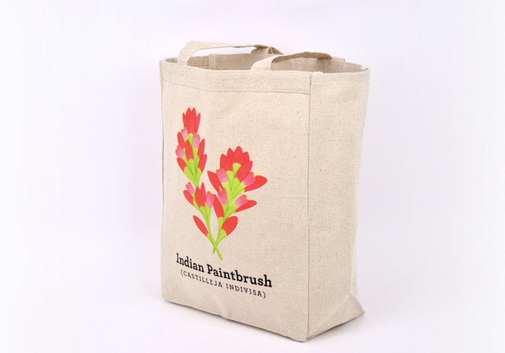 Indian Paintbrush Tote Bag | Good Cheer Paper Co