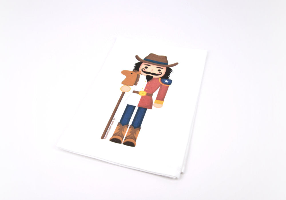 Texas Nutcracker Flour Sack Towel | Good Cheer Paper Co