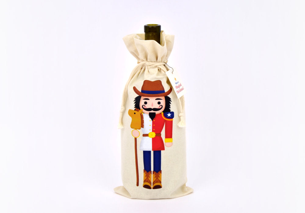 Nutcracker Wine Bottle Gift Bag | Good Cheer Paper Co