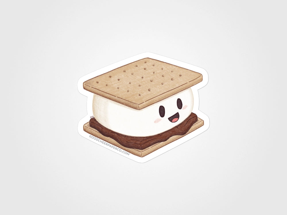 S'more Sticker | Good Cheer Paper Co