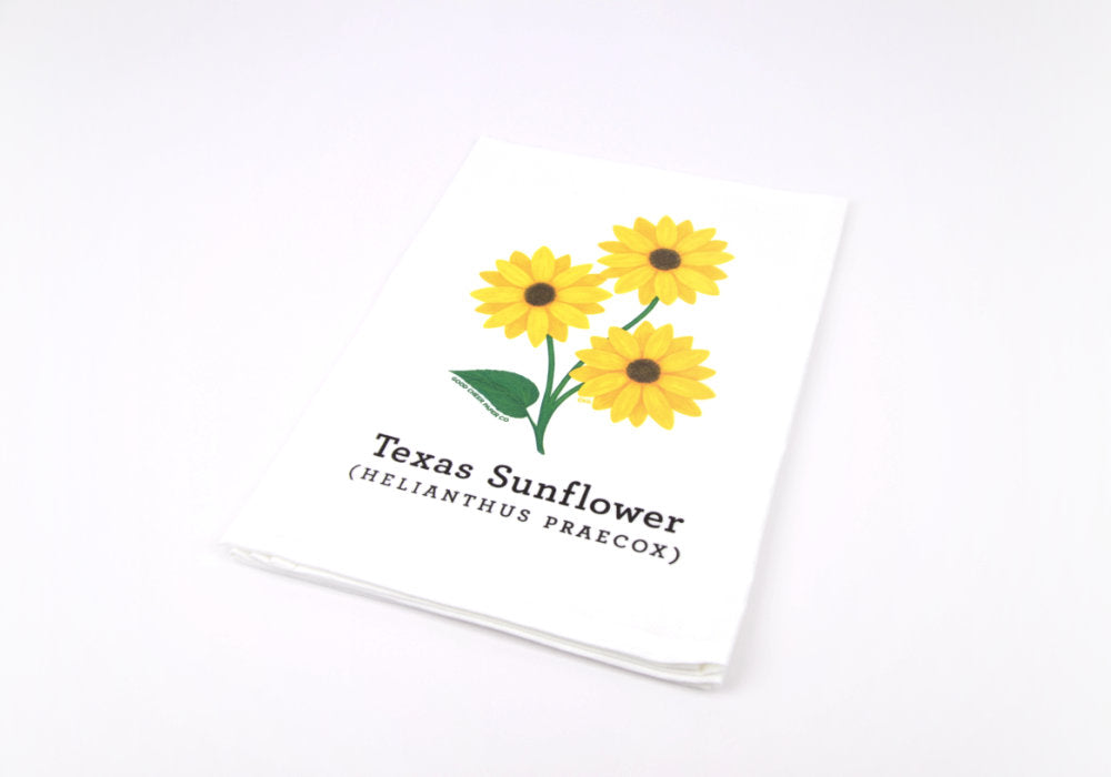 Texas Sunflower Flour Sack Towel | Good Cheer Paper Co
