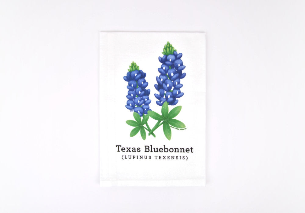 Texas Bluebonnet Flour Sack Towel | Good Cheer Paper Co