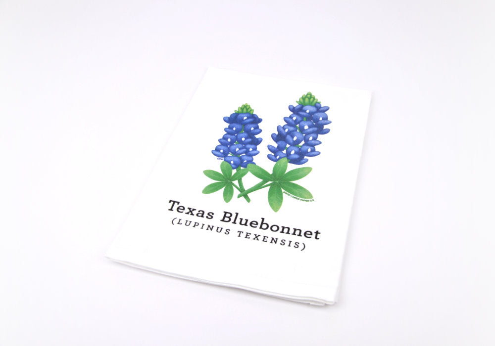 Texas Bluebonnet Flour Sack Towel | Good Cheer Paper Co