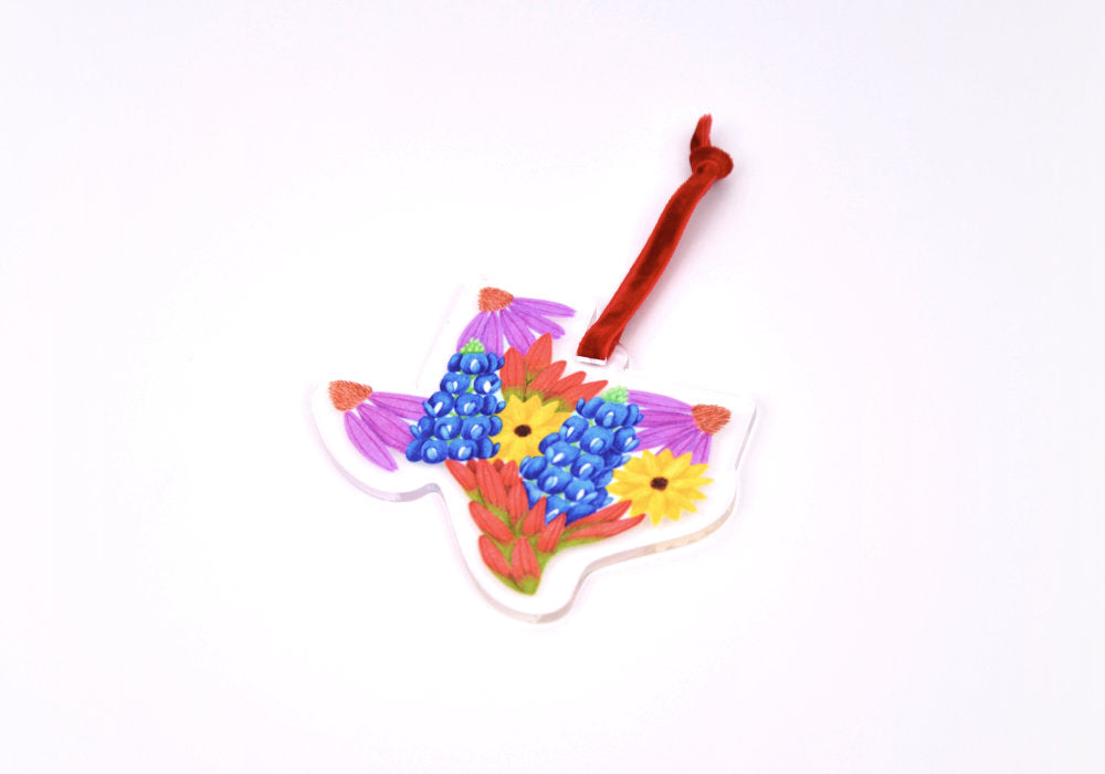 Texas Wildflowers Ornament | Good Cheer Paper Co