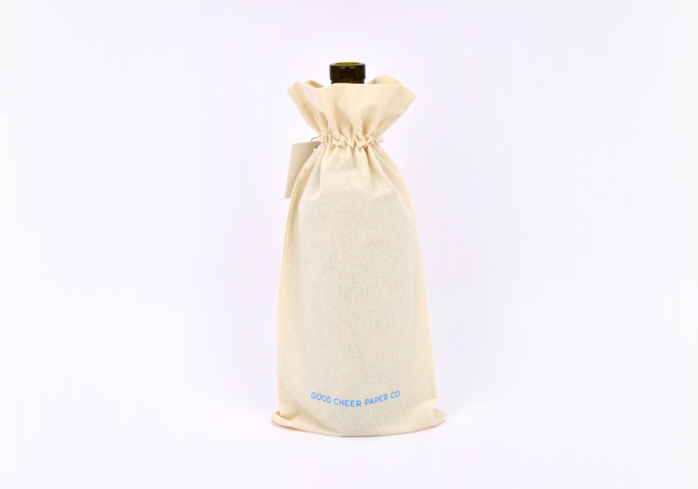 Back of Wine Bottle Gift Bag | Good Cheer Paper Co