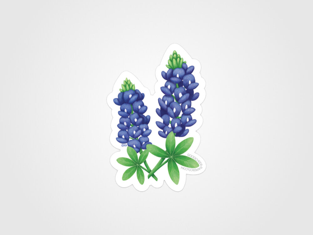 Texas Bluebonnet Vinyl Sticker