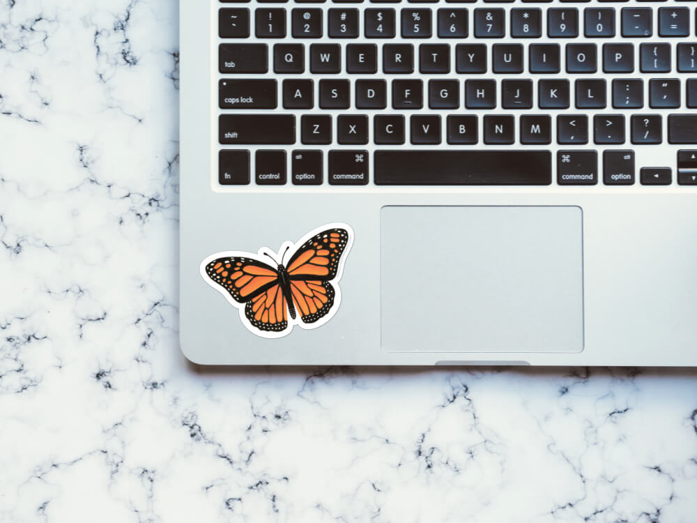 Monarch Butterfly Sticker | Good Cheer Paper Co