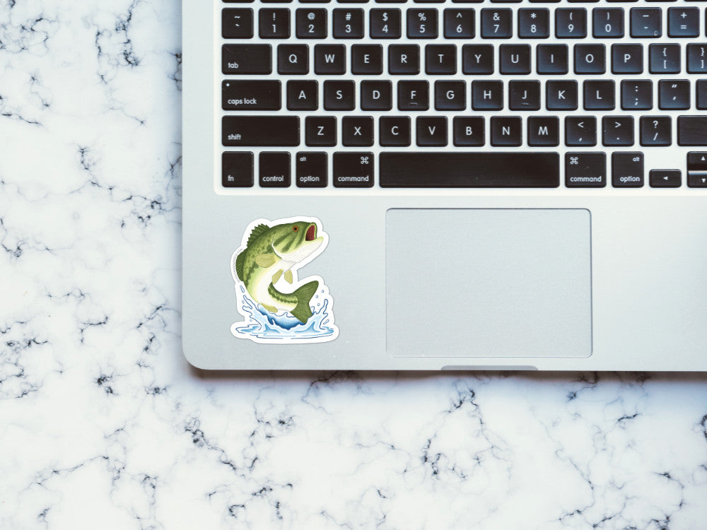 Largemouth Bass Sticker | Good Cheer Paper Co