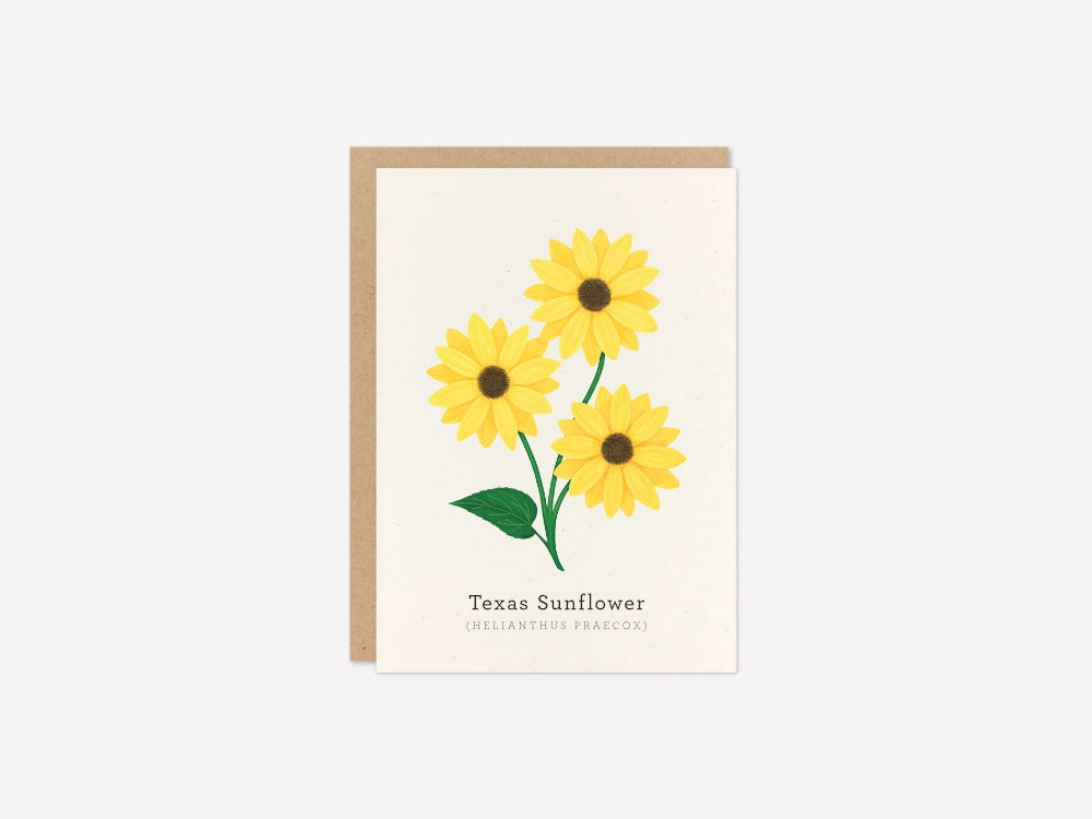 Sunflower Greeting Card