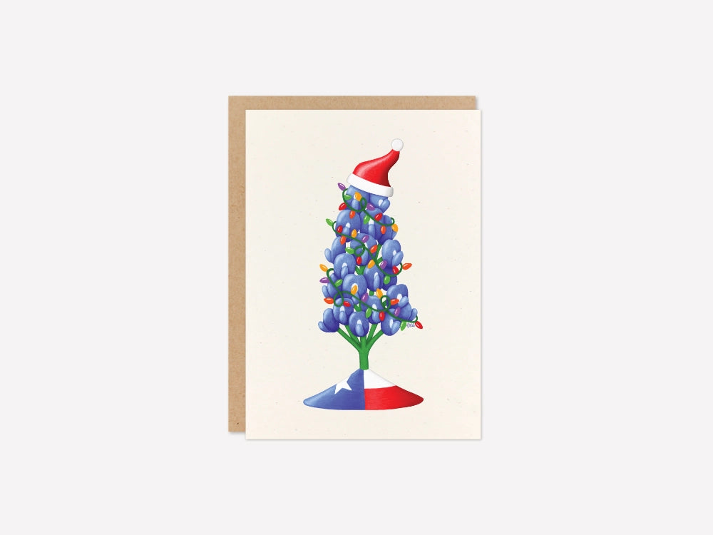 Bluebonnet Christmas Card