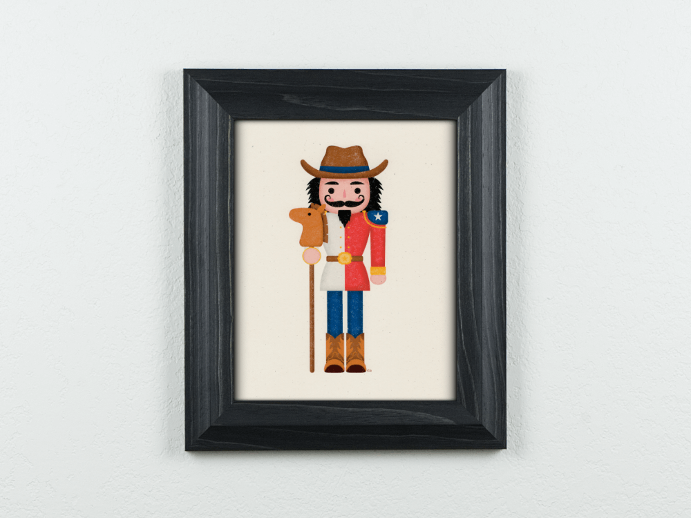 Nutcracker Art Print | Good Cheer Paper Co