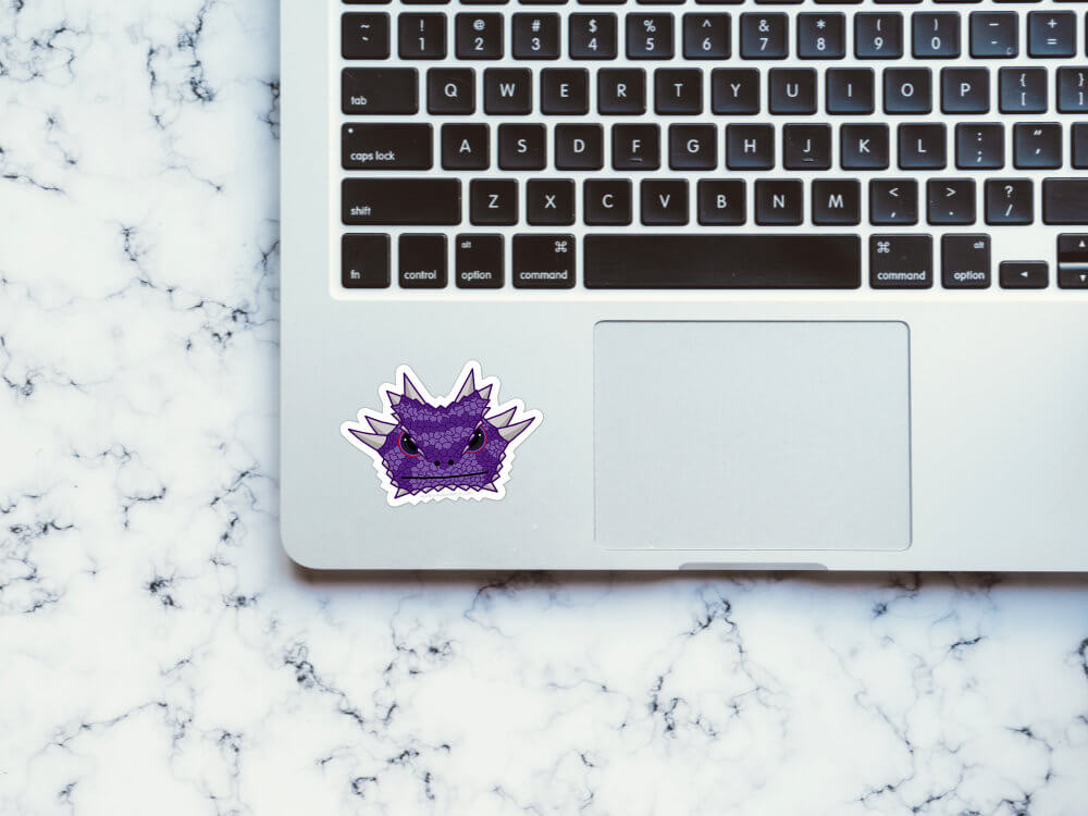 Horned Frog Sticker Vinyl Sticker