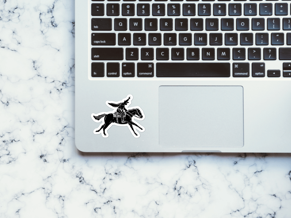 Masked Rider Sticker | Good Cheer Paper Co