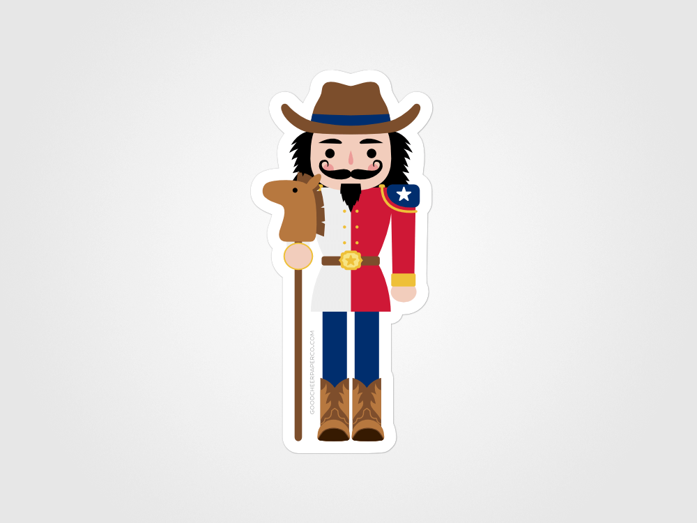 Nutcracker Sticker | Good Cheer Paper Co