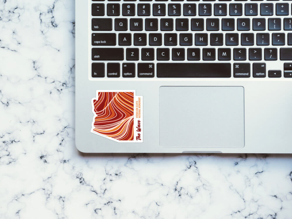 The Wave Arizona Sticker | Good Cheer Paper Co