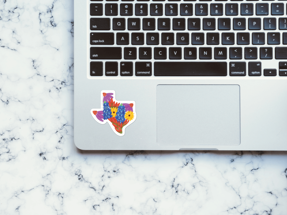 Texas Wildflowers Sticker | Good Cheer Paper Co