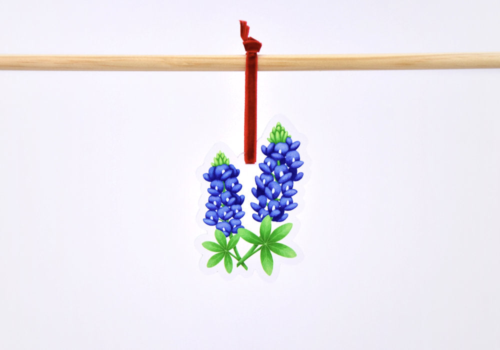 Texas Bluebonnet Ornament | Good Cheer Paper Co