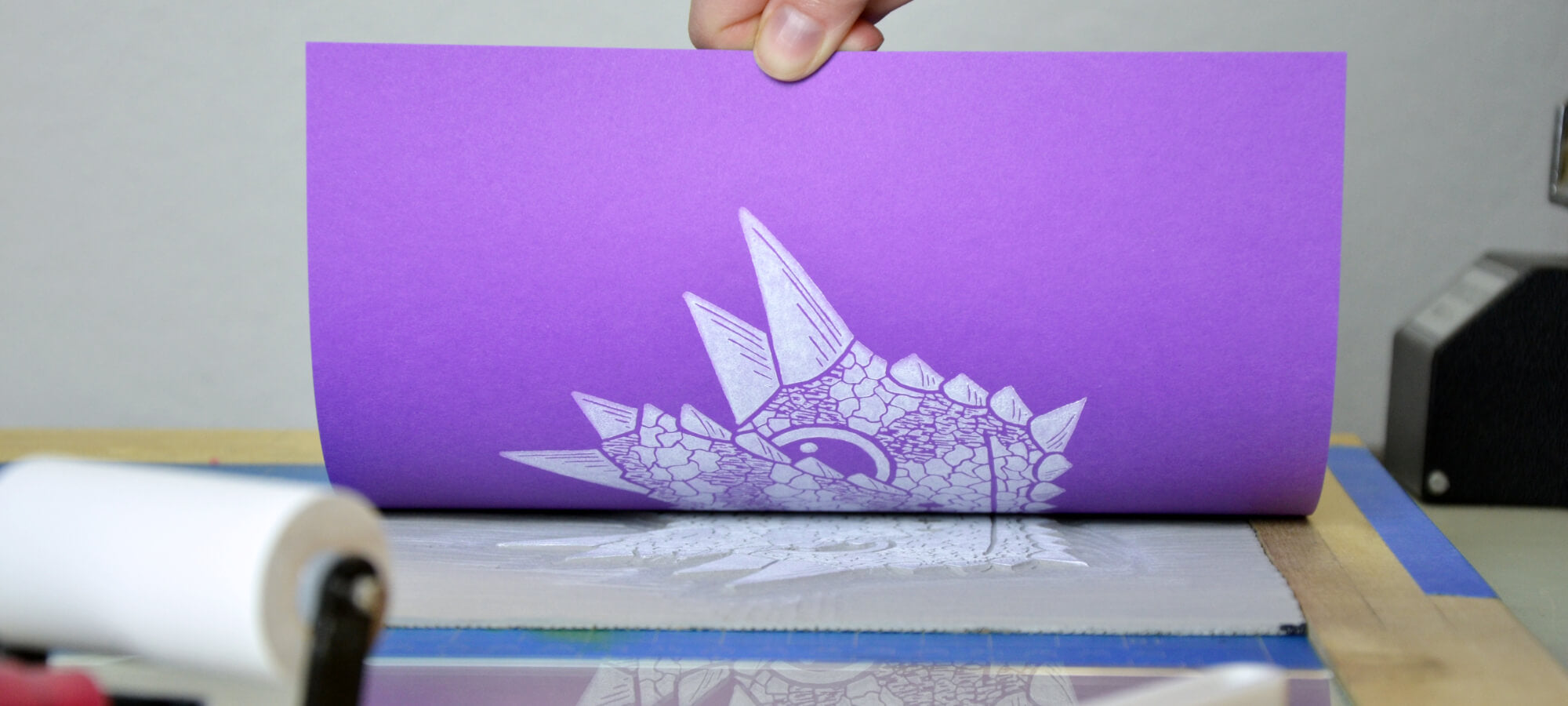 Pulling the Horned Frog print